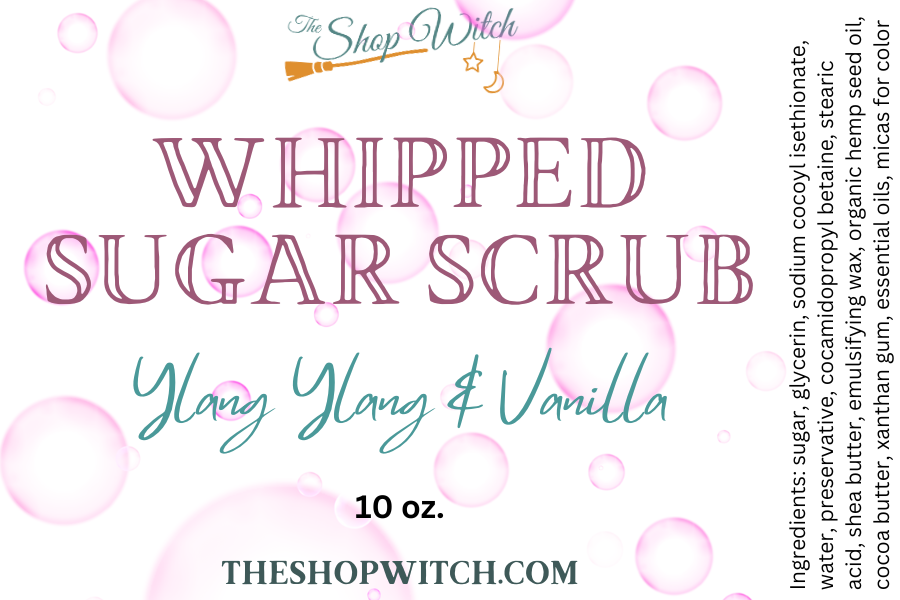 Ylang Ylang & Vanilla Whipped Sugar Shower Scrub